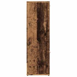 Berkfield Home Decorative Bookshelf Old Wood 90x28x90 cm Engineered Wood in Brown - Size: 90 x 28 x 90 cm - thumbnail 6