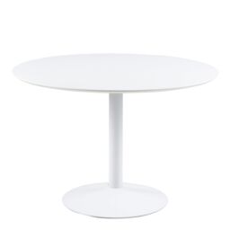 Furniture To Go Ibiza Round Dining Table in White - thumbnail 1