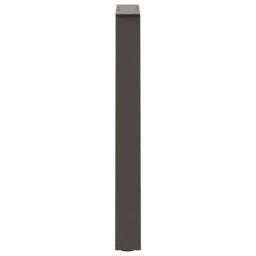 Berkfield Home Coffee Table Legs V-Shape 2 pcs Anthracite 60x(72-73) cm Steel in Black - thumbnail 6