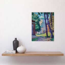 "Artery8 Greenwich Royal Observatory Astronomy Painting Wall Art Print - Size: W24"" x H32""" - thumbnail 4