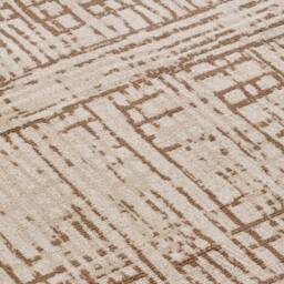 THE RUGS Terrain Designer Shortpile Rug Durable Synthetic Fibre, Modern in Light Brown - Size: 160 cm x 235 cm - thumbnail 2