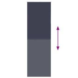 Berkfield Home Roller Blind Blackout Marine 80x210 cm Fabric Width 75.7 cm Polyester in Blue - thumbnail 5
