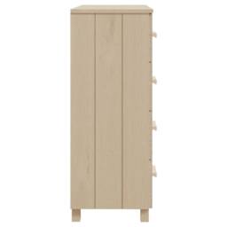 Berkfield Home Sideboard HAMAR Honey Brown 79x40x103.5 cm Solid Wood Pine in Light Beige - thumbnail 4