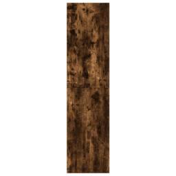 Berkfield Home Wardrobe Smoked Oak 80x50x200 cm Engineered Wood in Brown - Size: 80 x 50 x 200 cm - thumbnail 5
