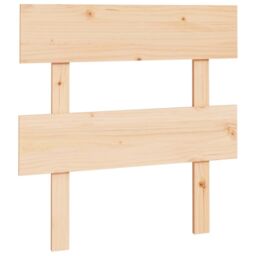 Berkfield Home Bed Headboard 93.5x3x81 cm Solid Wood Pine in Brown - thumbnail 2