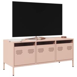 Berkfield Home TV Cabinet Pink 101.5x39x43.5 cm Cold-rolled Steel