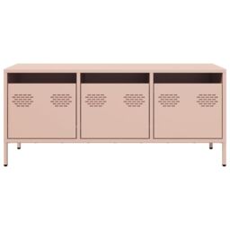 Berkfield Home TV Cabinet Pink 101.5x39x43.5 cm Cold-rolled Steel - thumbnail 4