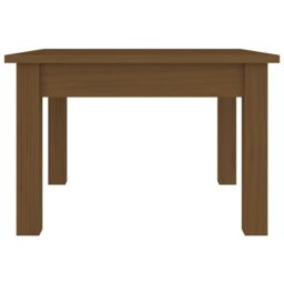 Berkfield Home Coffee Table Honey Brown 45x45x30 cm Solid Wood Pine - Size: 45 x 45 x 30 cm - thumbnail 4