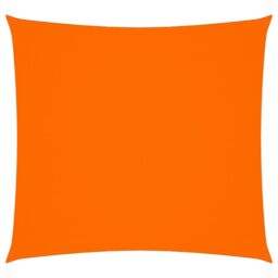 Berkfield Home Sunshade Sail Oxford Fabric Square 7x7 m Orange - thumbnail 2