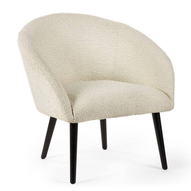 Cheshire Amari Boucle Accent Chair in Ivory - image 1
