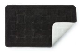 New Edge Blinds Shades Collection Bath Mat in Black - Size: 45 cm width x 75 cm drop - thumbnail 2