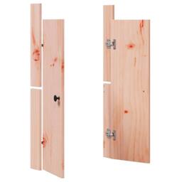 Berkfield Home Outdoor Kitchen Doors 50x9x82 cm Solid Wood Douglas Fir in Light Tan - Size: 50 x 9 x 82 cm - thumbnail 4