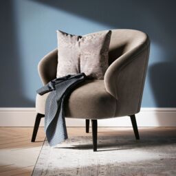 Kukoon Pale Grey Distressed Traditional Floral Washable Cotton Cushion - Size: 50 cm x 50 cm - thumbnail 5