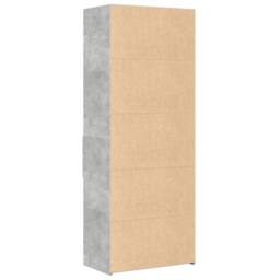 Berkfield Home Highboard Concrete Grey 70x42.5x185 cm Engineered Wood - thumbnail 6