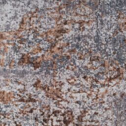 Kukoon Washable Runner Rug Grey Abstract Long Hallway Carpet Mat 60cm x 240cm in Metallics - Size: 60 cm x 240 cm - thumbnail 5