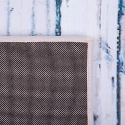 Wyld and Coco Beige Blue Abstract Polyester Area Rug 80 x 150 cm - Size: 80 cm x 150 cm - thumbnail 5
