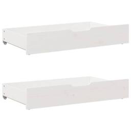Berkfield Home Bed Frame with Drawers without Mattress White 90x200 cm - thumbnail 6