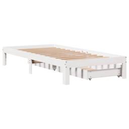 Berkfield Home Bed Frame with Drawers without Mattress White 90x200 cm - thumbnail 8