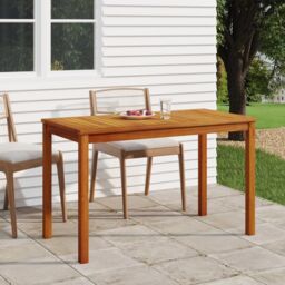 Berkfield Home Garden Table 110x55x67 cm Solid Wood Acacia in Brown - Size: 110 x 55 x 67 cm - thumbnail 1