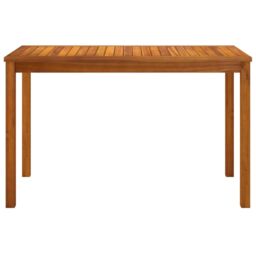 Berkfield Home Garden Table 110x55x67 cm Solid Wood Acacia in Brown - Size: 110 x 55 x 67 cm - thumbnail 3