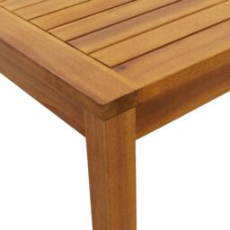 Berkfield Home Garden Table 110x55x67 cm Solid Wood Acacia in Brown - Size: 110 x 55 x 67 cm - thumbnail 6