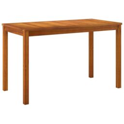 Berkfield Home Garden Table 110x55x67 cm Solid Wood Acacia in Brown - Size: 110 x 55 x 67 cm - thumbnail 2