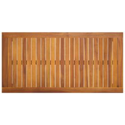 Berkfield Home Garden Table 110x55x67 cm Solid Wood Acacia in Brown - Size: 110 x 55 x 67 cm - thumbnail 5