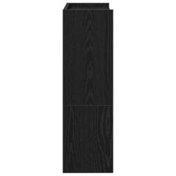 Berkfield Home Shoe Rack Black 60x25x81 cm Engineered Wood - Size: 60 x 25 x 81 cm - thumbnail 5