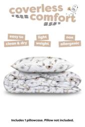 Slumberdown Kids Coverless Animal Print 4.5 Tog Reversible Duvet with 1 Pillowcase - Size: Single - thumbnail 7