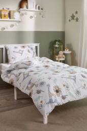 Slumberdown Kids Coverless Animal Print 4.5 Tog Reversible Duvet with 1 Pillowcase - Size: Single - thumbnail 1
