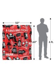 Warner Brothers A Christmas Story Silky Touch Super Soft Throw Blanket 152x127cm in White - Size: 152x127 cm - thumbnail 3