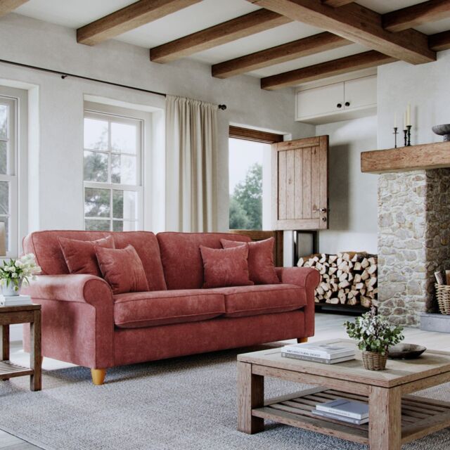The Great Sofa Company Flora Large Sofa Glory Deep Terra in Terracotta - image 1