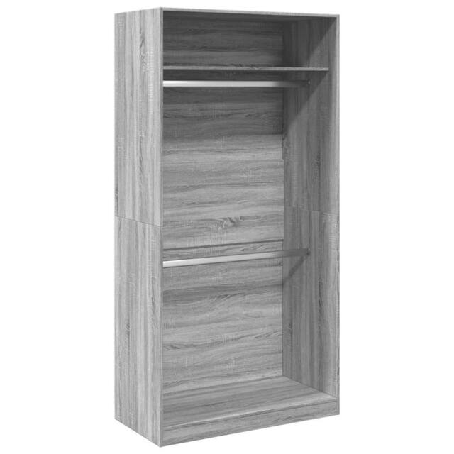 Berkfield Home Wardrobe Grey Sonoma 100x50x200 cm Engineered Wood - Size: 100 x 50 x 200 cm - image 1