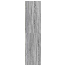 Berkfield Home Wardrobe Grey Sonoma 100x50x200 cm Engineered Wood - Size: 100 x 50 x 200 cm - thumbnail 5
