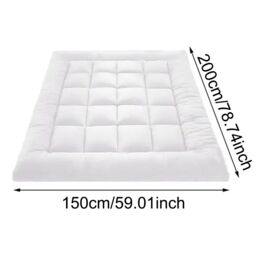 Hinsinc Cloud-Like white 10cm Deep Extra-Thick Premium Hotel-Quality Mattress Topper-XL - thumbnail 2