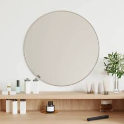 Berkfield Home Wall Mirror Silver √ò 50 cm Round - thumbnail 2