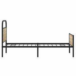 Berkfield Home Bed Frame without Mattress 80x200 cm Sonoma Oak Engineered Wood in Brown - thumbnail 6