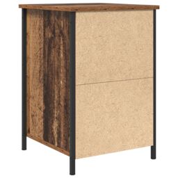 Berkfield Home Bedside Cabinets 2 pcs Old Wood 40x42x60 cm Engineered Wood in Brown - Size: 40 x 42 x 60 cm - thumbnail 9