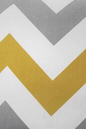 Fusion 'Geo Wave' Modern Print Filled 100% Cotton Cushion in Mustard - Size: 43 cm x 43 cm - thumbnail 3