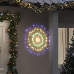Berkfield Home Christmas Starburst Lights 140 LEDs 2 pcs Multicolour 17 cm - thumbnail 1