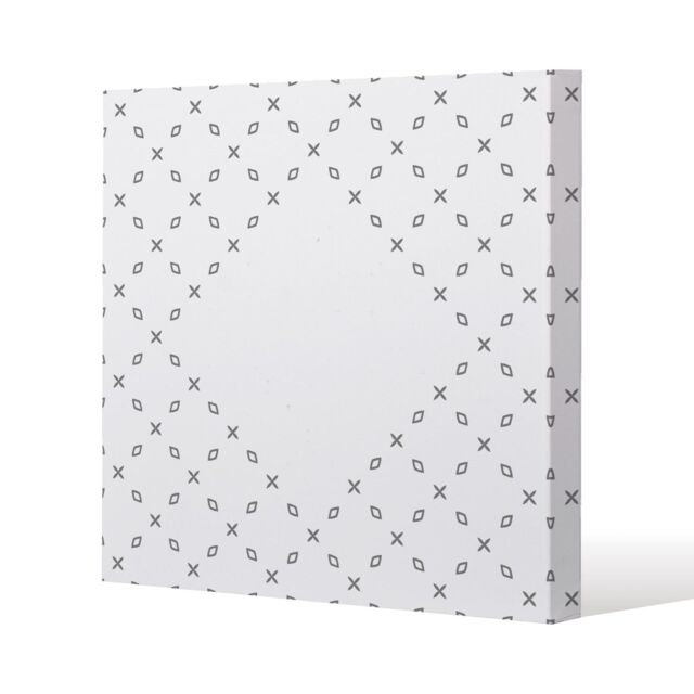 Benjamin Tate Design Crosses & Diamonds (Canvas Print) / 127 x 127 x 4cm in Natural - Size: 127 x 127 x 4 cm - image 1