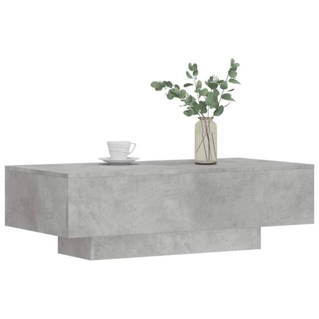Berkfield Home Modern Coffee Table Concrete Grey 100x49.5x31 cm Engineered Wood - image 1