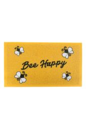 Artsy Mats Bee Happy Doormat in Yellow - Size: 40 cm x 70 cm - thumbnail 3