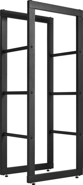 Adam Fires & Fireplaces Adam Stanton Tall Firewood Log Holder in Black - image 1
