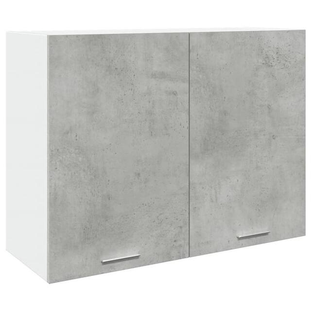 Berkfield Home Hanging Cabinet Lyon Concrete Grey 80x31x60 cm Engineered Wood - Size: 80 x 31 x 60 cm - image 1