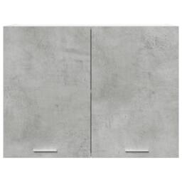 Berkfield Home Hanging Cabinet Lyon Concrete Grey 80x31x60 cm Engineered Wood - Size: 80 x 31 x 60 cm - thumbnail 4
