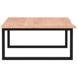 Berkfield Home Basin Shelf Wall Mounted Steel & Solid Wood Oak in Brown - thumbnail 5