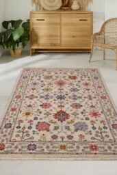The Rug Shop UK Multi Traditional Easy to clean Machine Made Floral Area Rug - Size: 240 cm x 340 cm