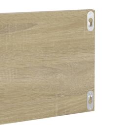 Berkfield Home Wall Shelf 2 pcs Sonoma Oak 80x11.5x18 cm Engineered Wood in Brown - thumbnail 6