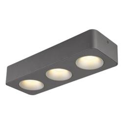 Netlighting Hangarau Ceiling Spotlight Bar Grey Dark LED 3000K
